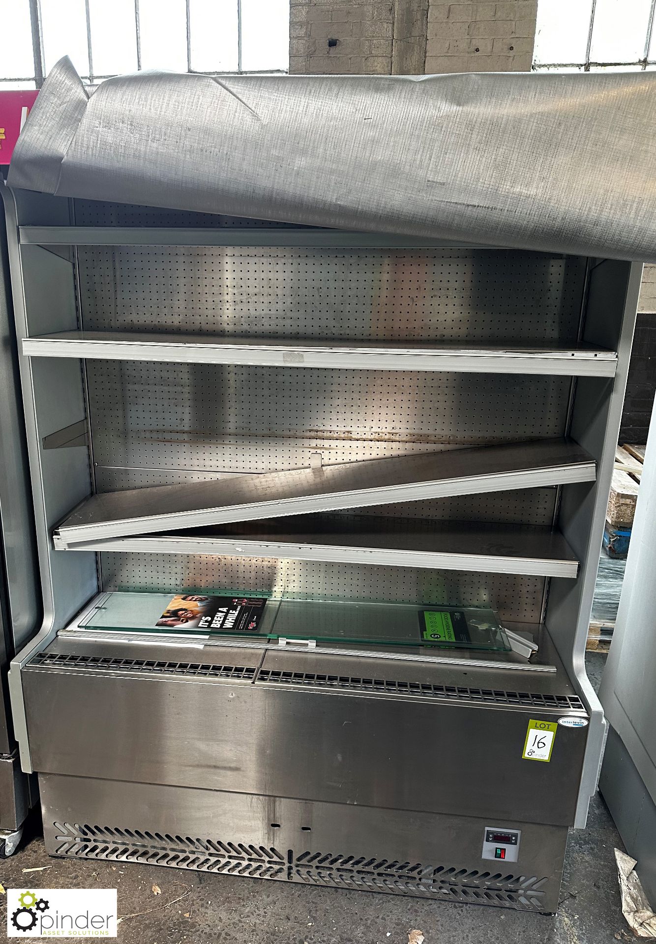 Interlevin Chilled Food Display Unit, 1460mm x 600mm x 1970mm - Image 2 of 3