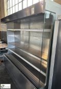 Interlevin stainless steel Display Fridge, 1980mm x 600mm x 780mm