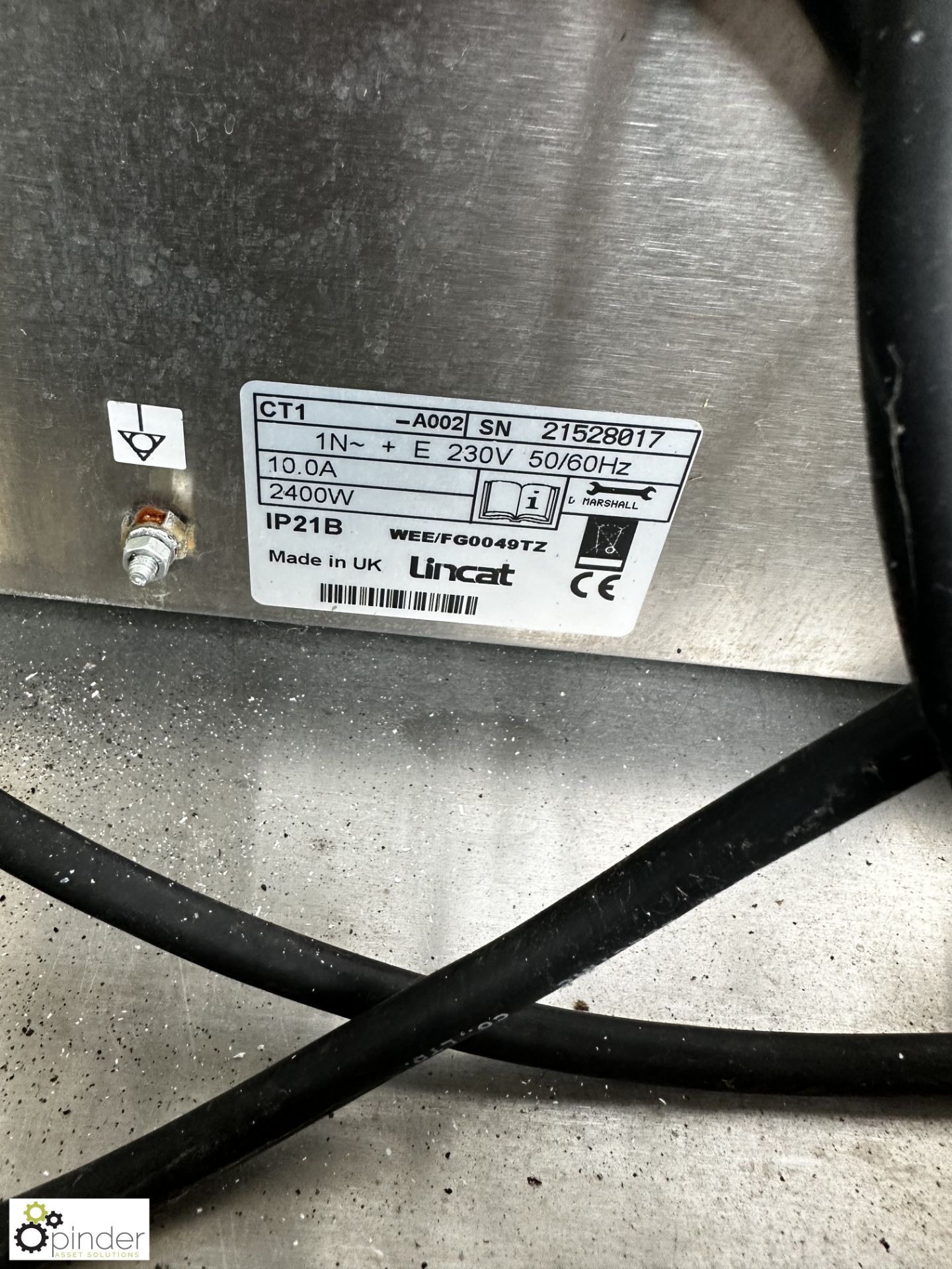 Lincat CT2 Commercial Conveyor Toaster, 240volts - Image 3 of 4