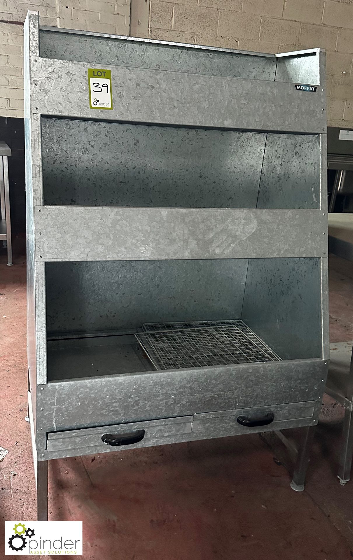 Moffat galvanised Drying Cabinet, 420mm x 670mm x 1460mm - Image 2 of 3