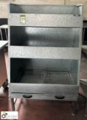 Moffat galvanised Drying Cabinet, 420mm x 670mm x 1460mm