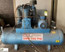 Sycbo receiver mounted Workshop Compressor, 400volts