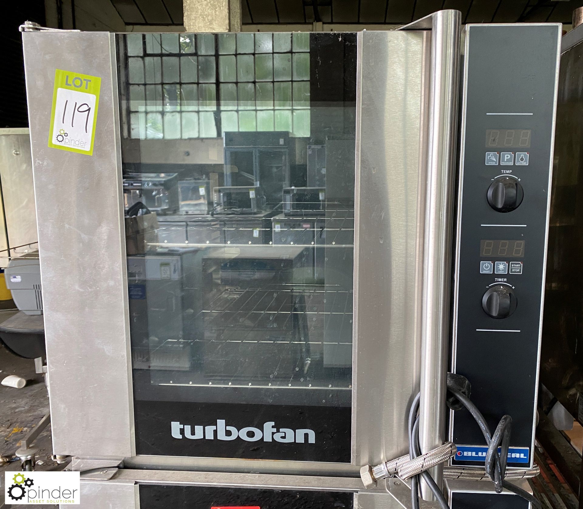 Blueseal Turbo Fan ES2-D4 PM84 Double Oven, 740mm x 810mm x 1560mm - Image 3 of 10