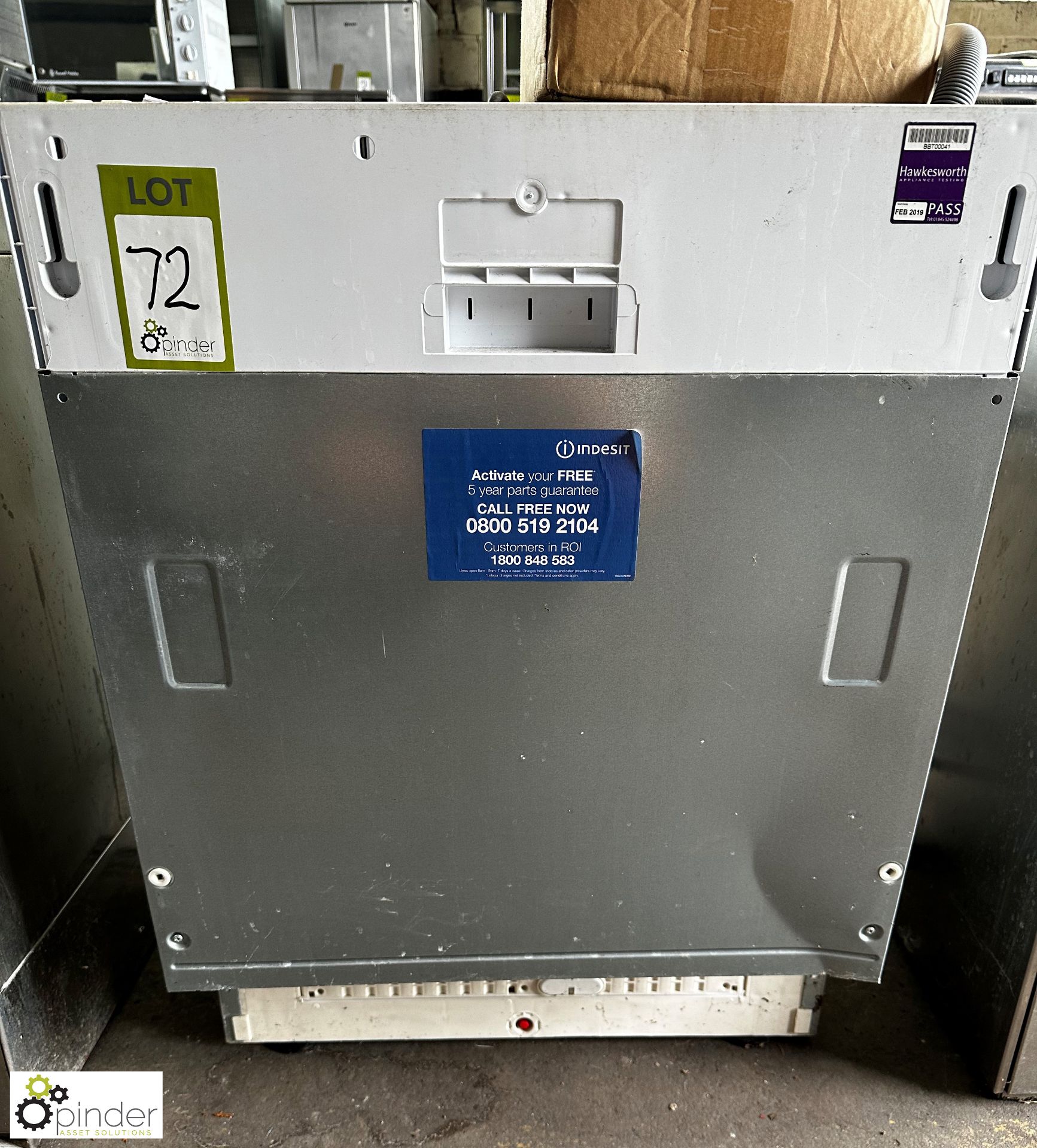 Indesit integrated Dishwasher (spares or repairs)