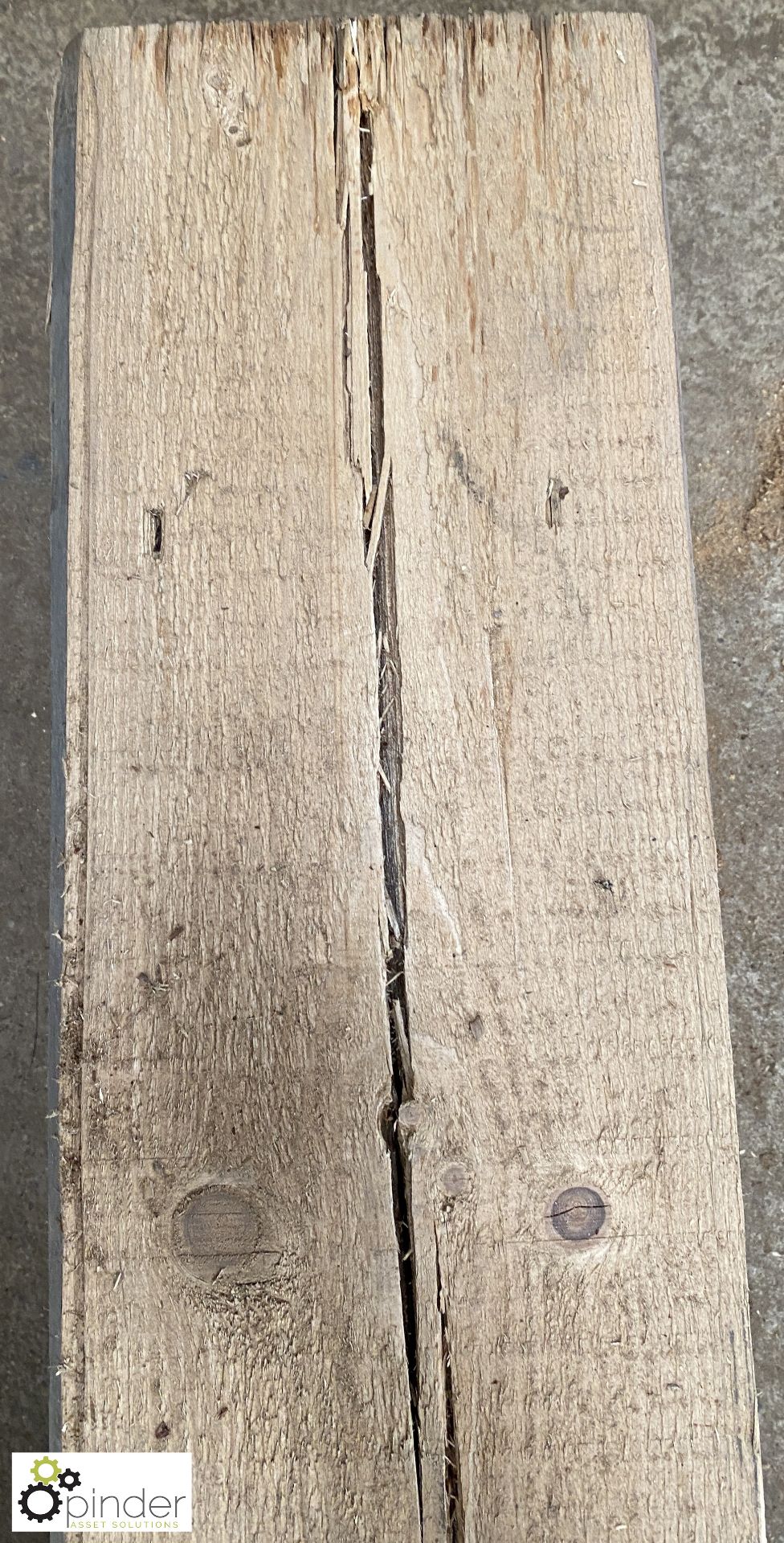 Air dried Pine Beam, 3720mm x 220mm x 200mm - Image 7 of 8