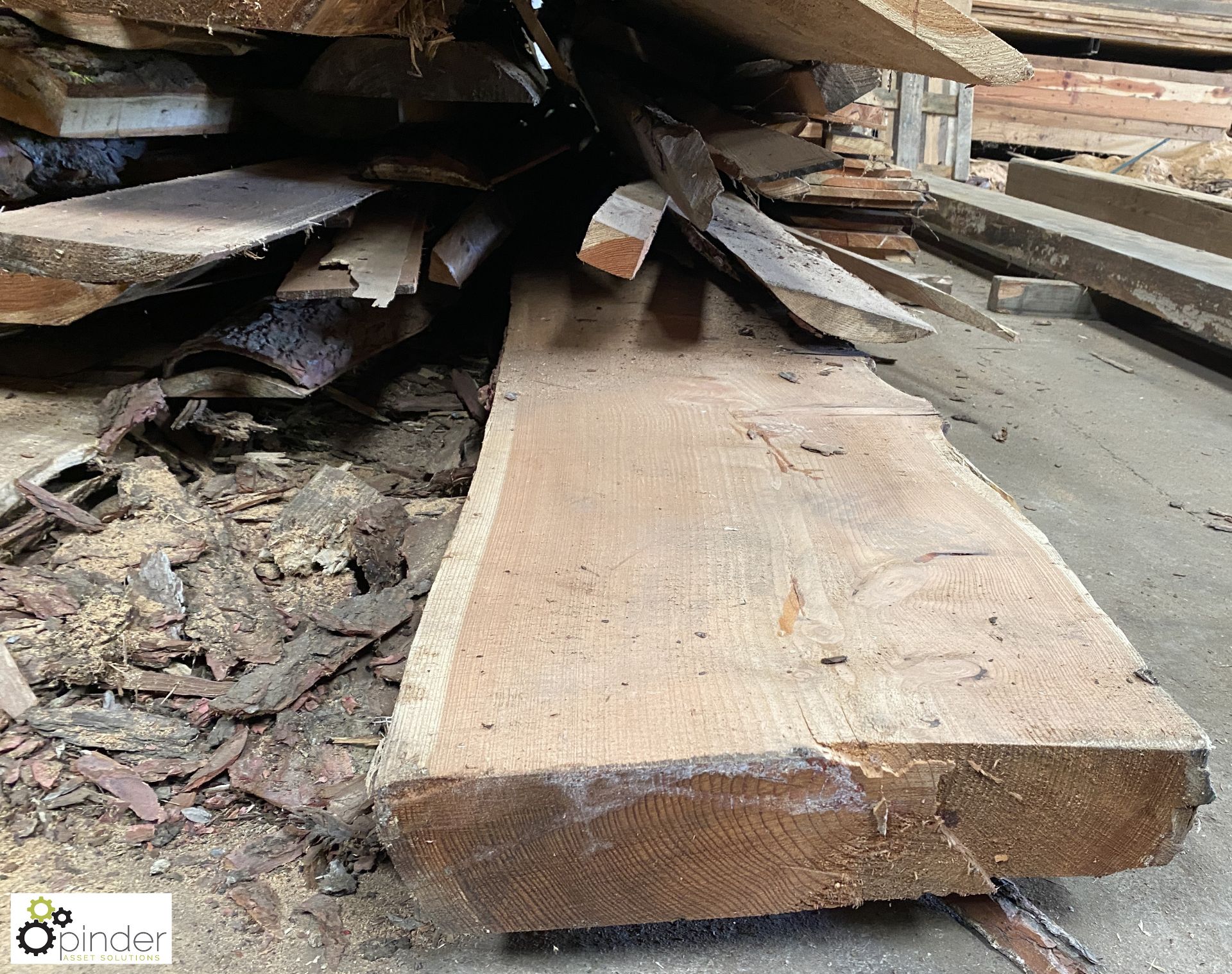Quantity mixed Boards, comprising pine, oak, yew, etc - Image 5 of 11