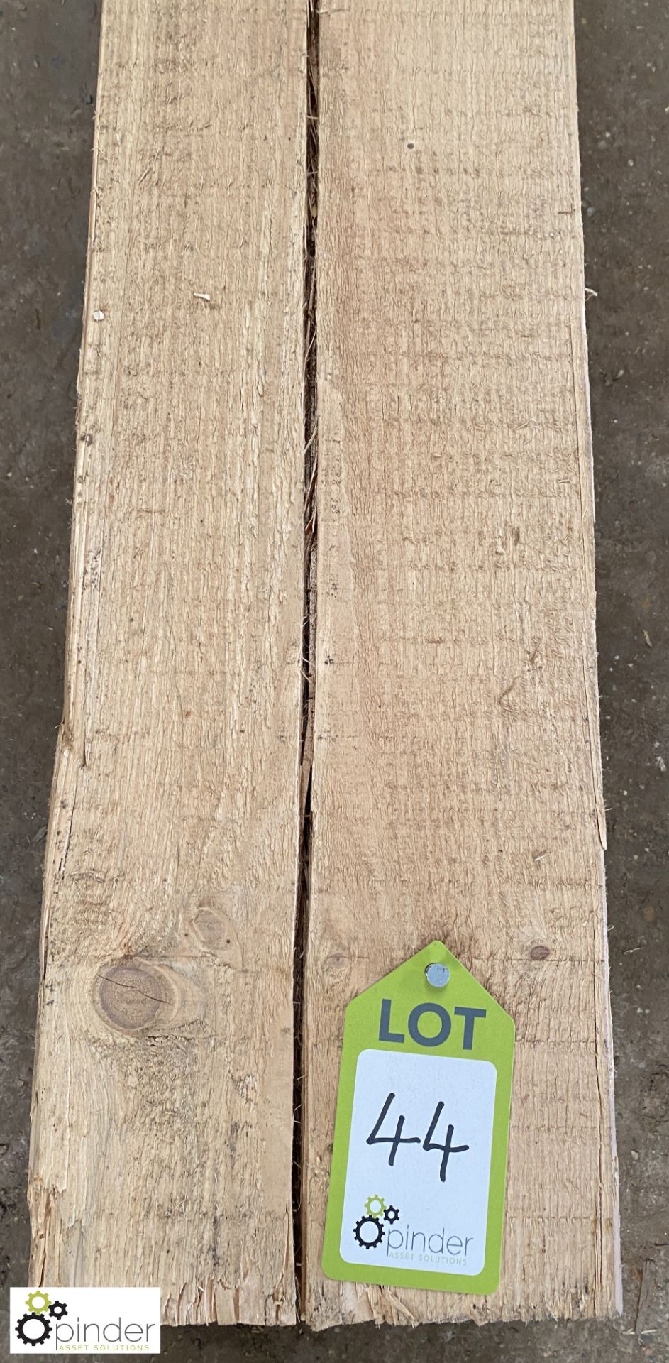 Air dried Pine Beam, 3720mm x 220mm x 200mm - Image 4 of 8