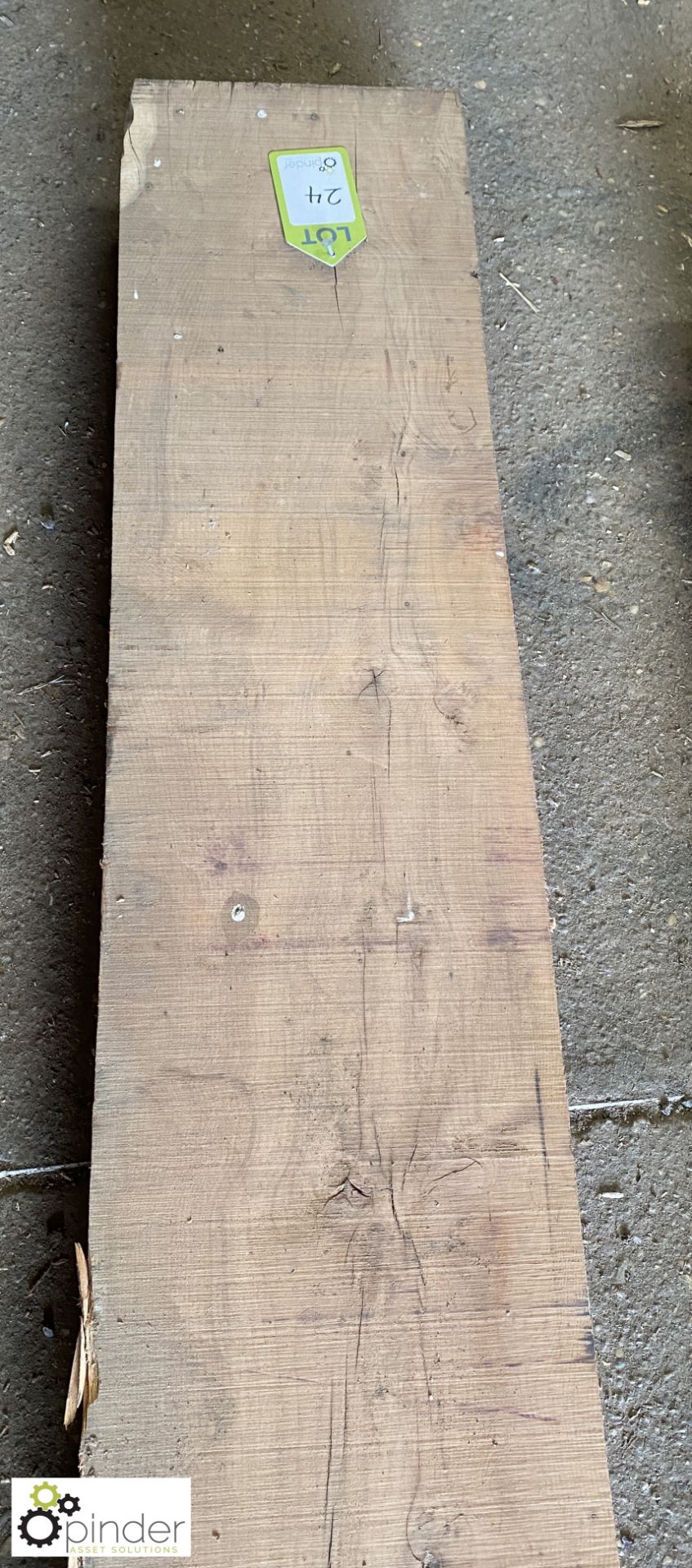 Air dried Yew Board, 2530mm x 285mm x 100mm - Image 5 of 7