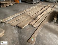 8 various Oak Boards, 4100mm average length, various widths/thicknesses