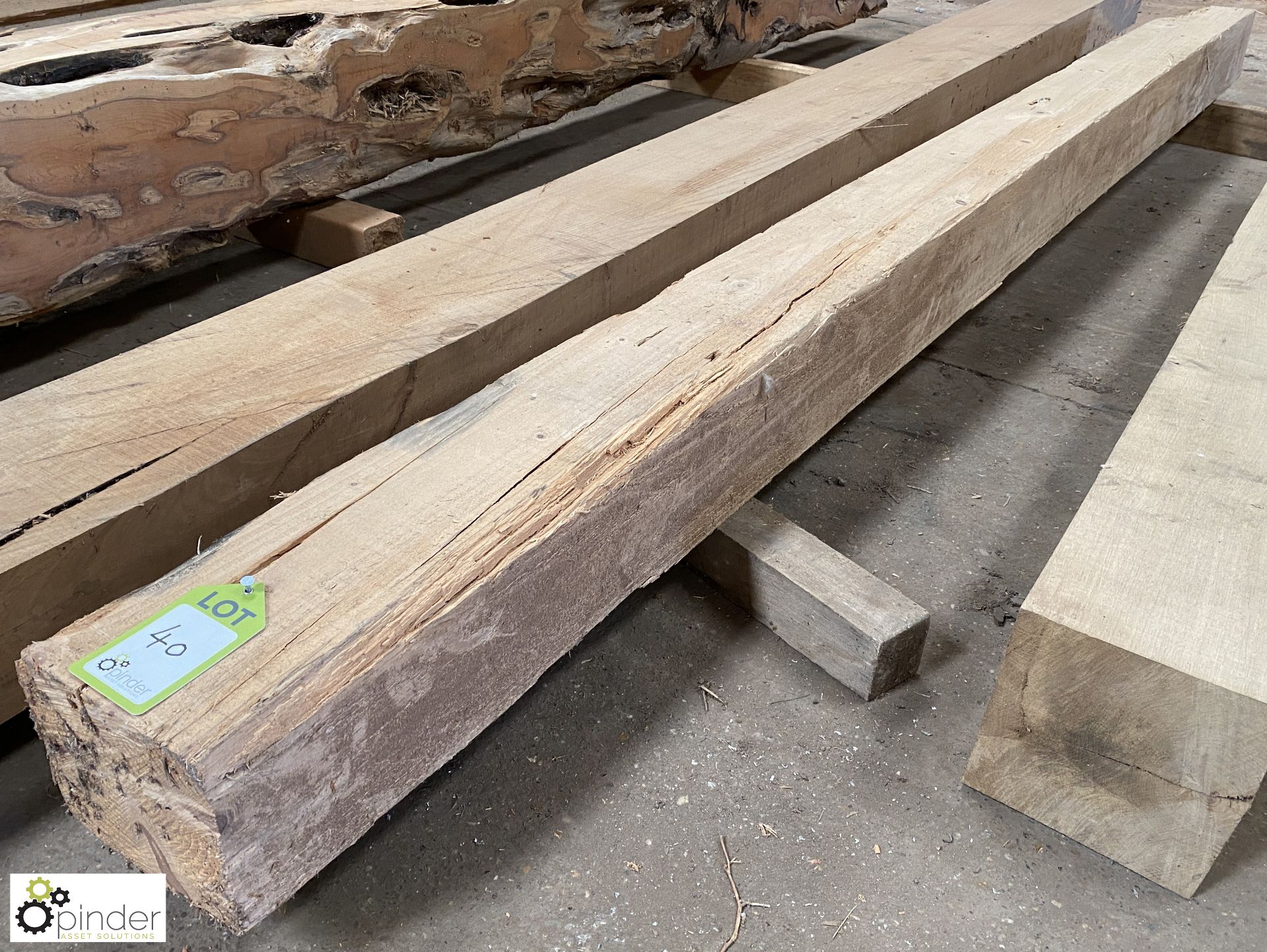 Air dried Pine Beam, 3010mm x 170mm x 165mm - Image 2 of 6