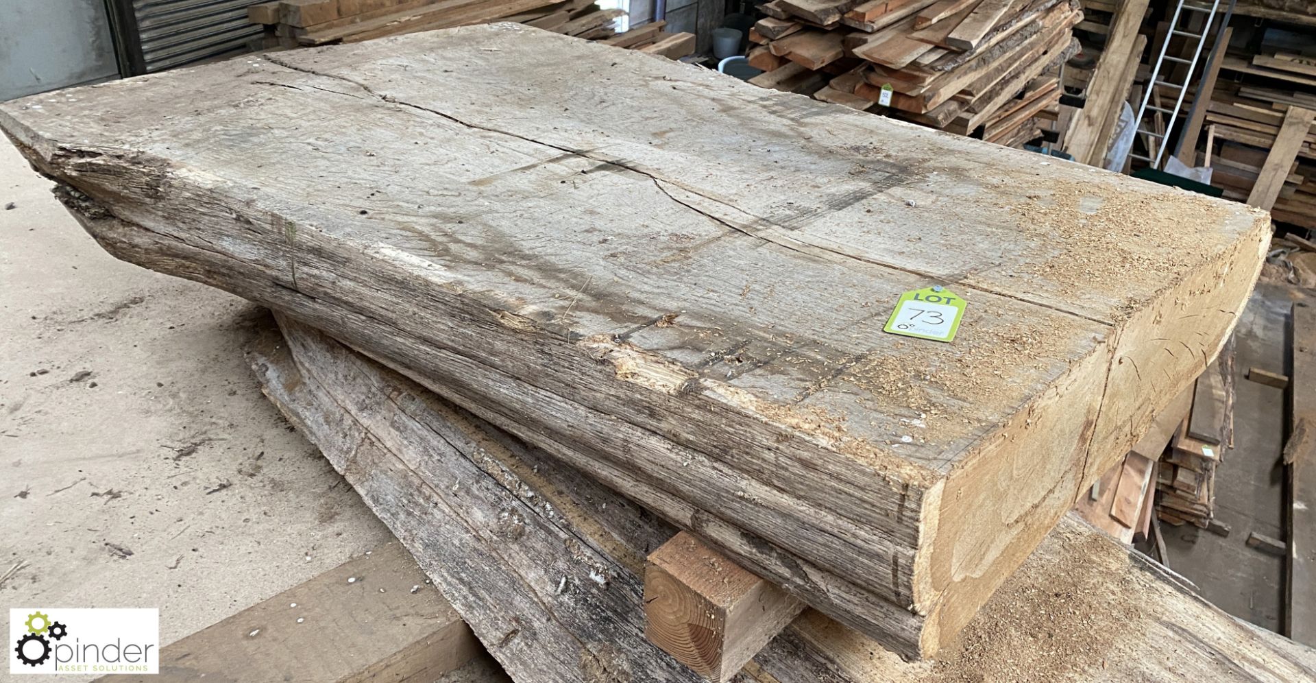 Air dried Oak Board, 1670mm x 1050mm x 220mm