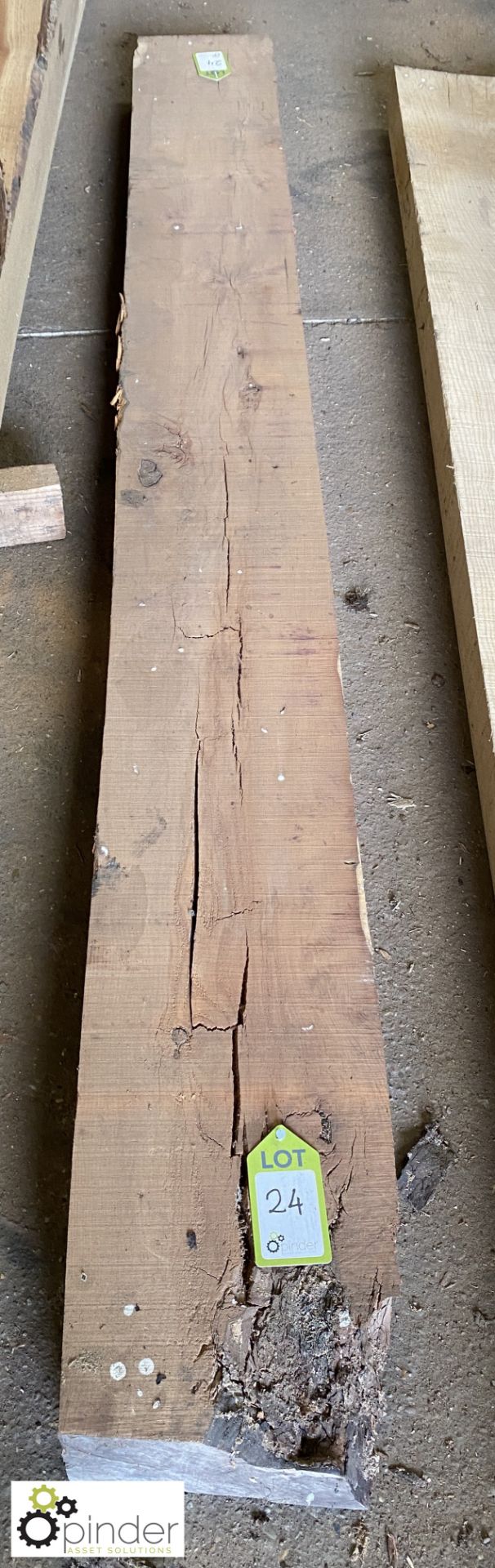 Air dried Yew Board, 2530mm x 285mm x 100mm