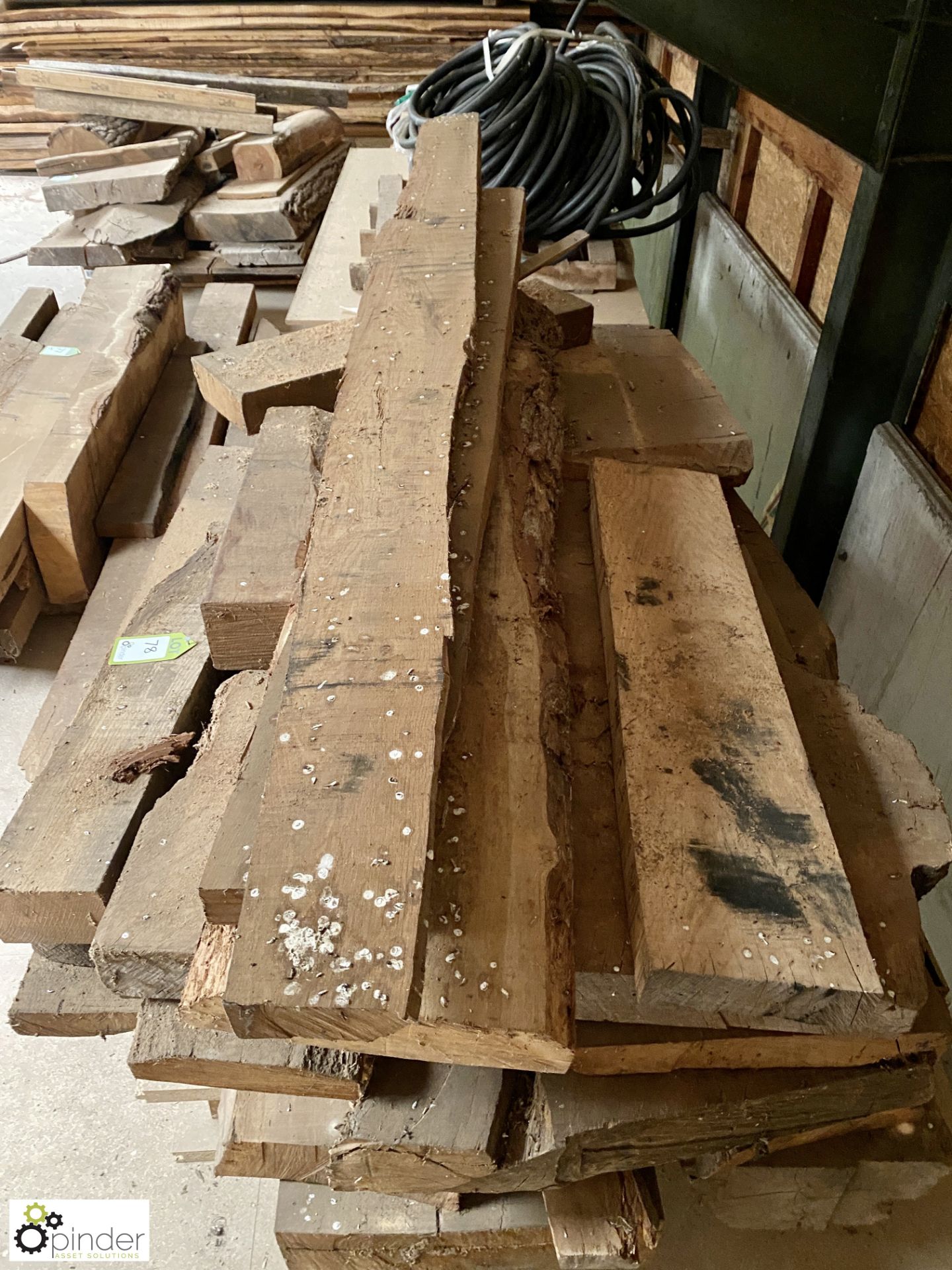 Approx 17 various Oak Boards and Beams, to pallet - Image 5 of 7