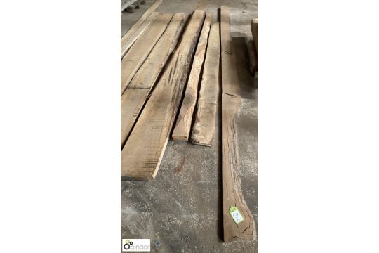 8 various Oak Boards, 4100mm average length, various widths/thicknesses - Image 2 of 10