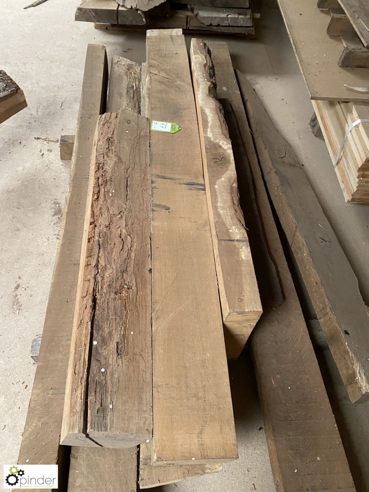 Approx 11 various Oak Boards and Beams, to pallet - Image 5 of 7