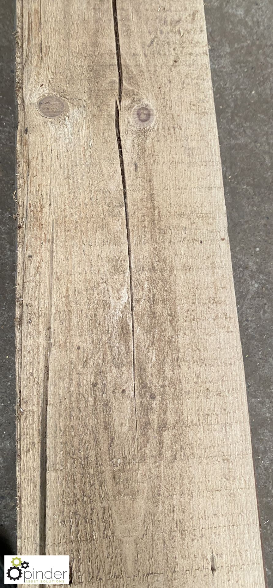 Air dried Pine Beam, 3720mm x 220mm x 200mm - Image 6 of 8