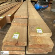 9 kiln dried Pine Boards, 4500mm average x 225mm x 50mm