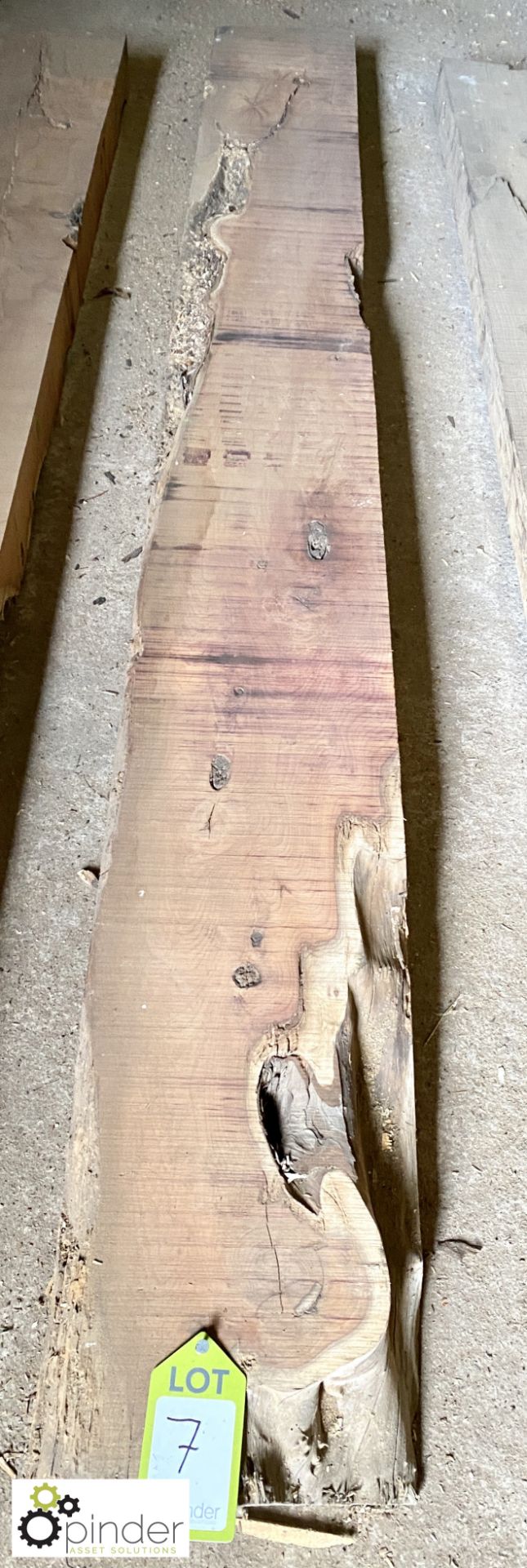 Air dried Yew Board, 2650mm x 280mm x 105mm