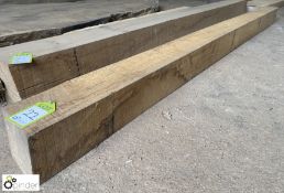 Air dried Oak Beam, 3100mm x 150mm x 165mm