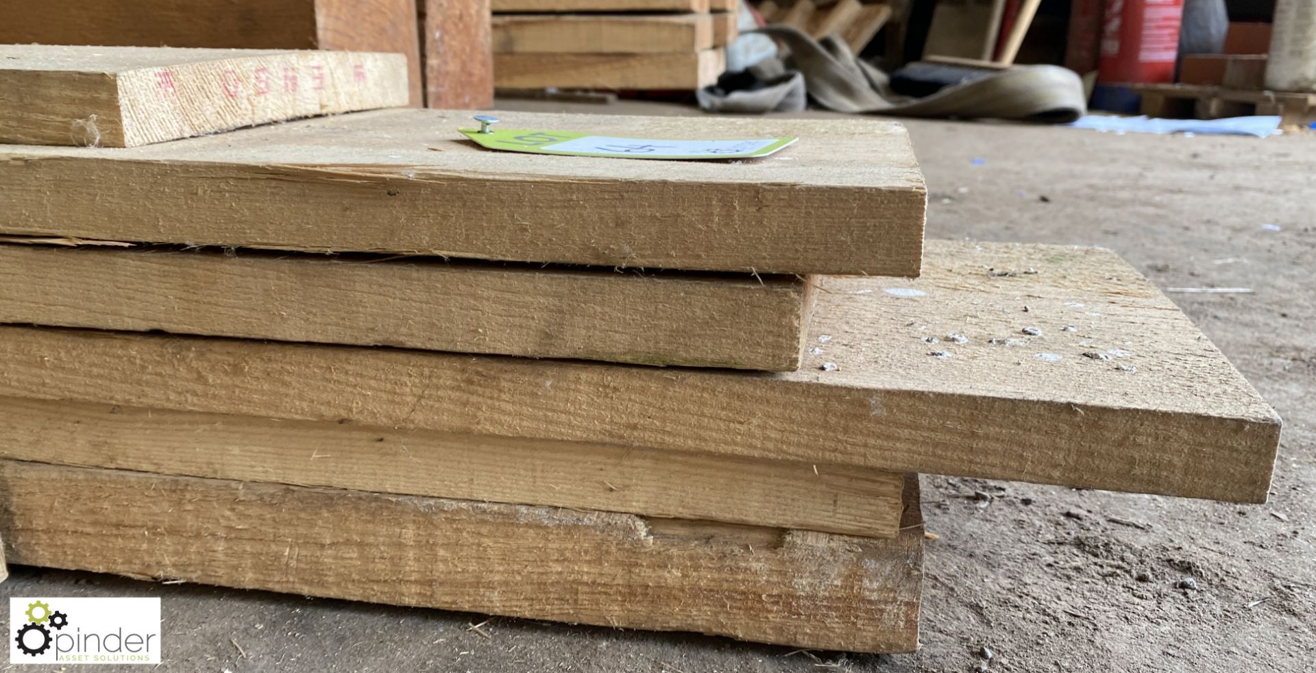 6 Pine Boards, 4800mm average x 225mm x 25mm - Image 4 of 8