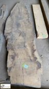 Air dried Oak Board, 3200mm x 860mm average x 110mm