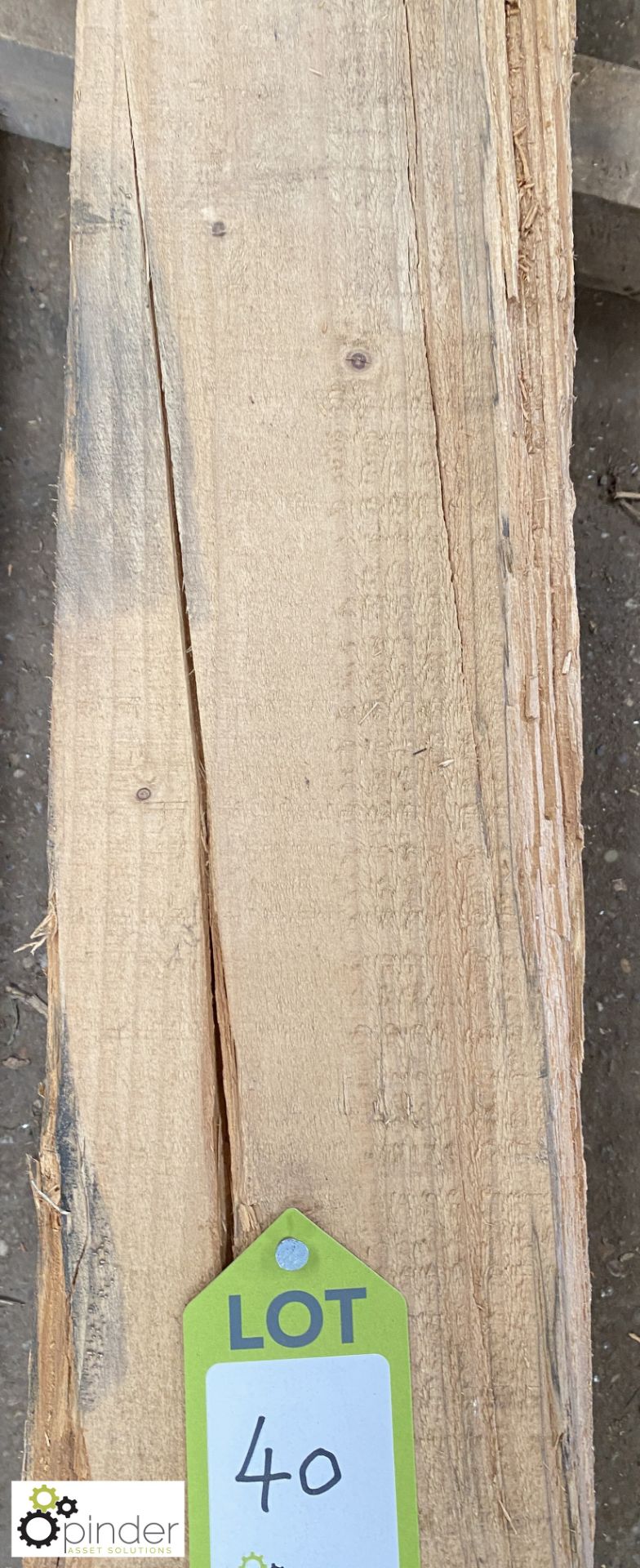 Air dried Pine Beam, 3010mm x 170mm x 165mm - Image 4 of 6