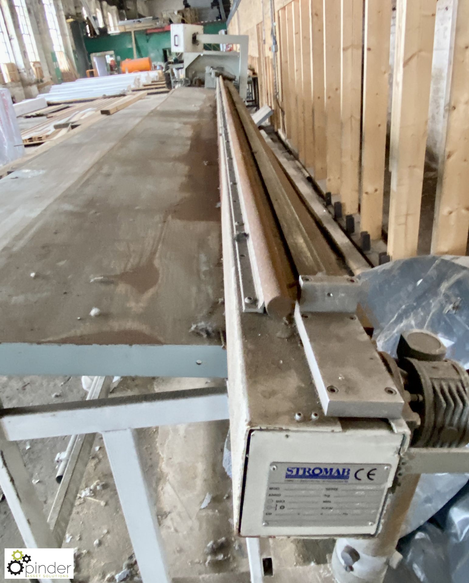 Stromab TR500 Programmable Cut Off Saw, year 2002, serial number 220992, 415volts, with feed table - Image 11 of 12