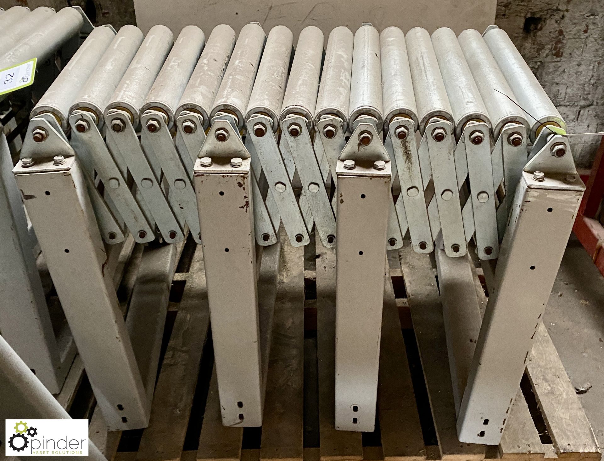iTech concertina Roller Conveyor, closed length 900mm, roller width 500mm - Bild 2 aus 4