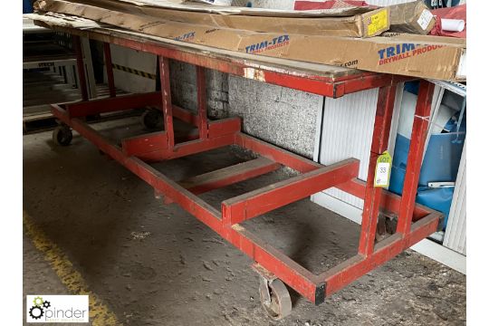 Fabricated Work Trolley, 3000mm x 800mm - Image 1 of 5