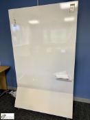 Mobile double sided magnetic Dry Whiteboard (first floor boardroom)