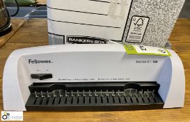 Fellowes Starlet 2 + 120 Document Binder and quantity Binding Combs (ground floor cafe)