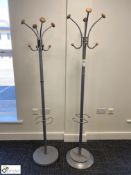 2 tubular Hat and Coat Stands (ground floor meeting room 2)
