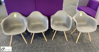 Set 4 Breakout Chairs, grey (ground floor meeting room 2)