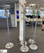 5 tubular Hat and Coat Stands (first floor main office)