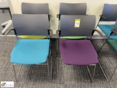 4 Senator chrome framed stackable Meeting Chairs (first floor training room)