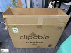 10 Clipable A2 Snap Frames, boxed and unused (ground floor cafe)