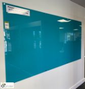 Perspex wall mounted Dry Wipe Board, 2440mm x 1220mm (ground floor meeting room 2)