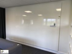 Wall mounted Dry Wipe Board, 3600mm x 2280mm (first floor main office)