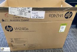 HP VH240A Monitor (ground floor main office)
