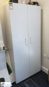 Double door Storage Cabinet, 800mm x 360mm x 1800mm, white (ground floor main office)