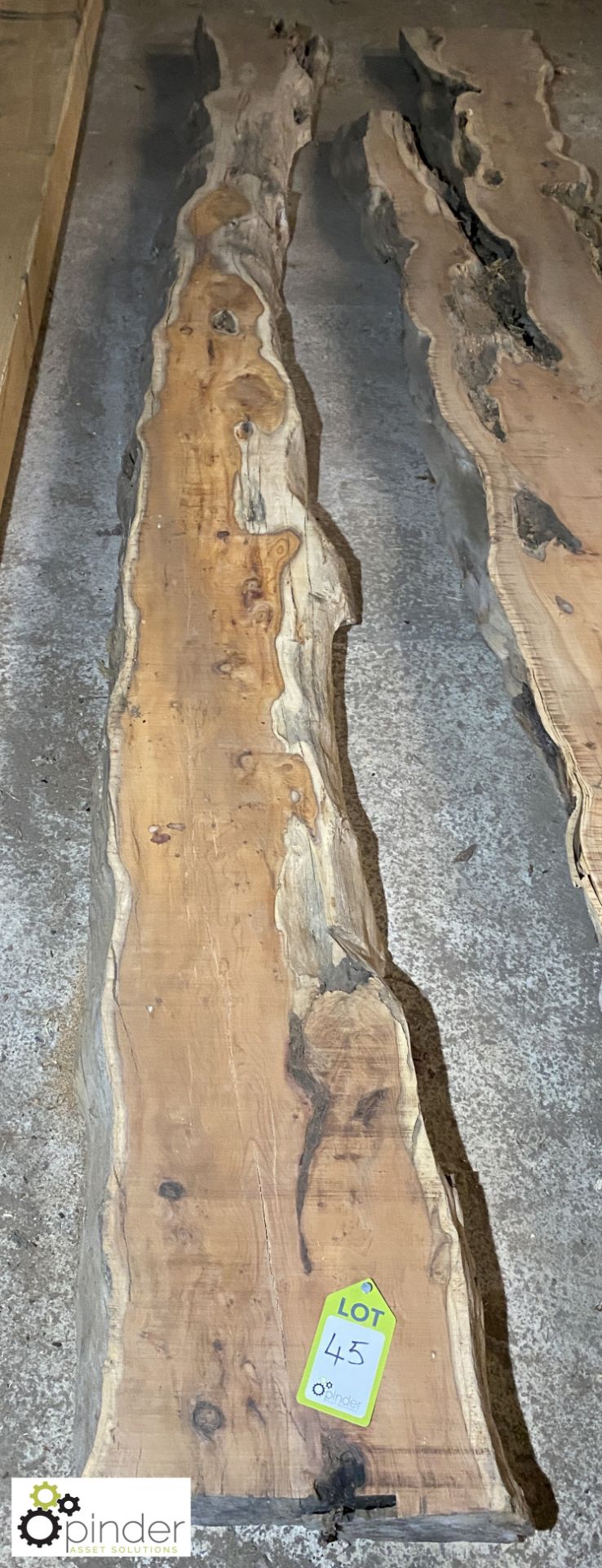 Air dried Yew Board, 3550mm x 250mm x 100mm