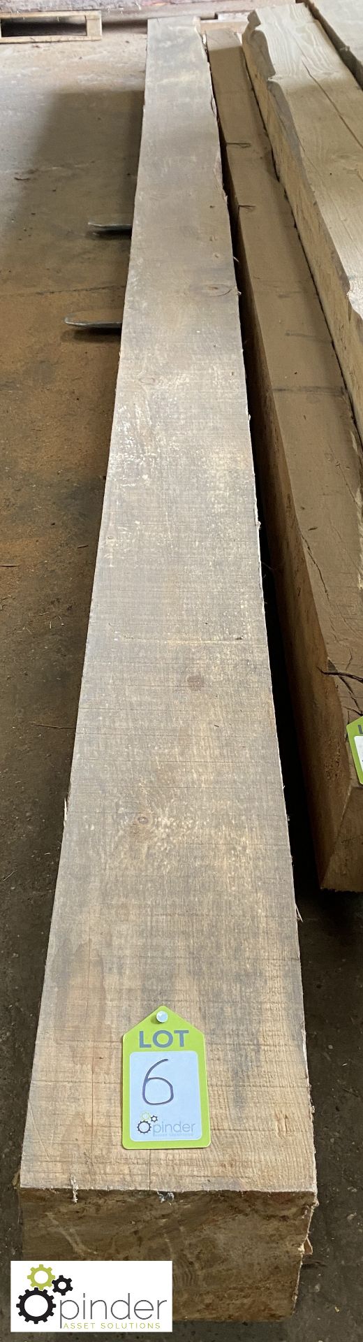 Air dried Oak Beam, 5000mm x 210mm x 230mm - Image 2 of 9