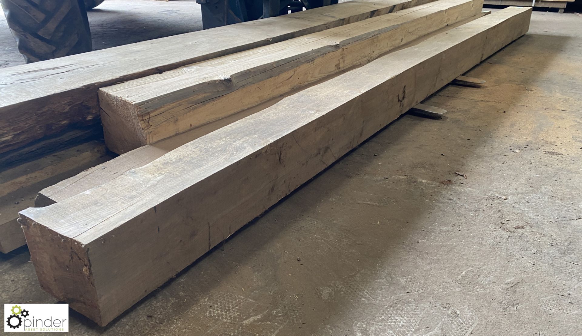 Air dried Oak Beam, 5000mm x 210mm x 230mm - Image 8 of 9