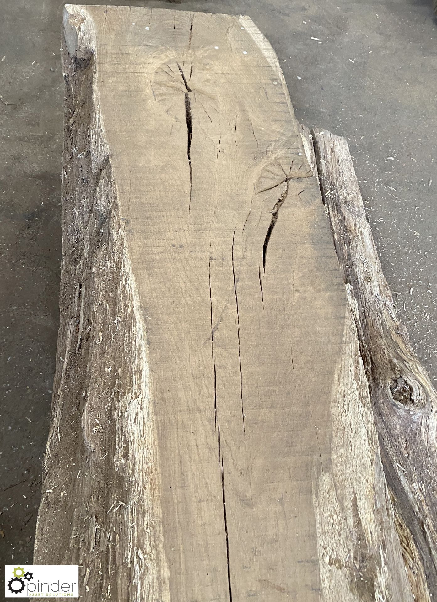 Air dried Oak Beam, 6400mm x 500mm x 470mm - Image 6 of 9