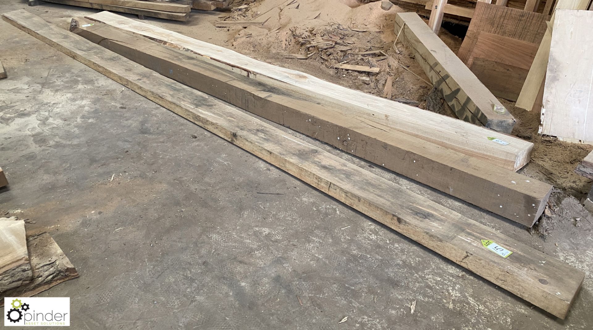 Air dried Softwood Beam, 6220mm x 240mm x 75mm - Image 2 of 7
