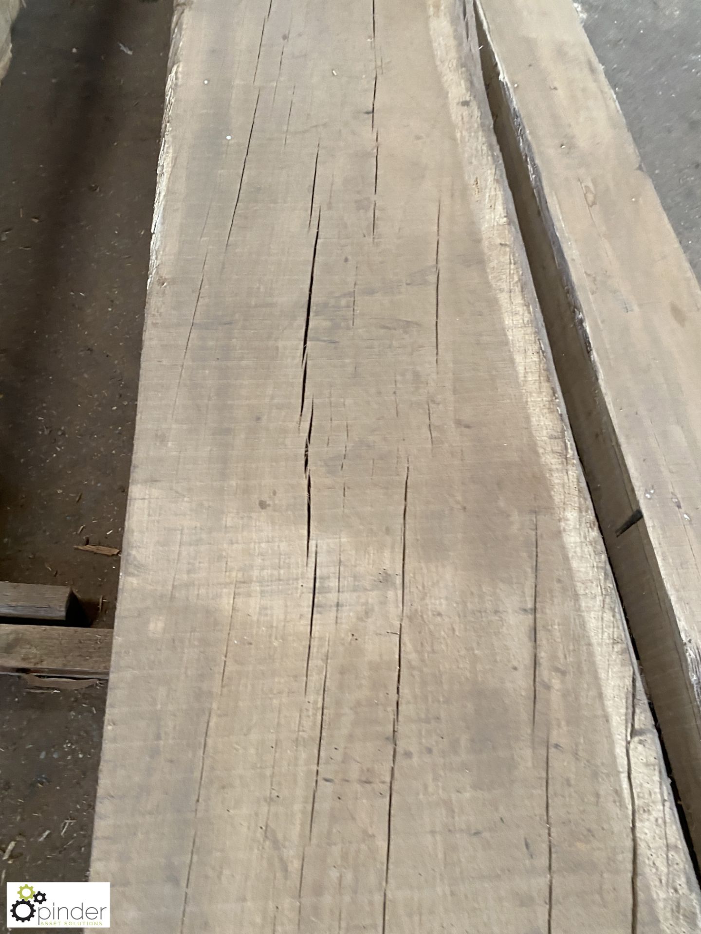 Air dried Oak Beam, 6400mm x 500mm x 470mm - Image 4 of 9