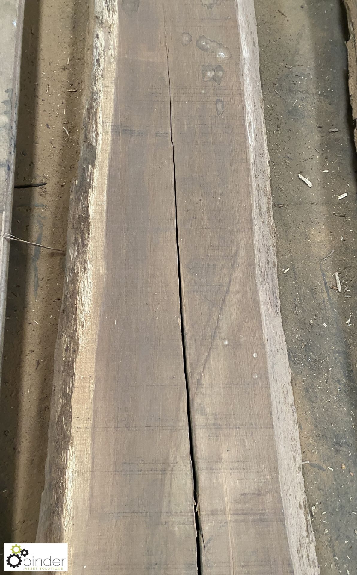 Air dried Oak Board, 3170mm x 400mm x 60mm - Image 4 of 6