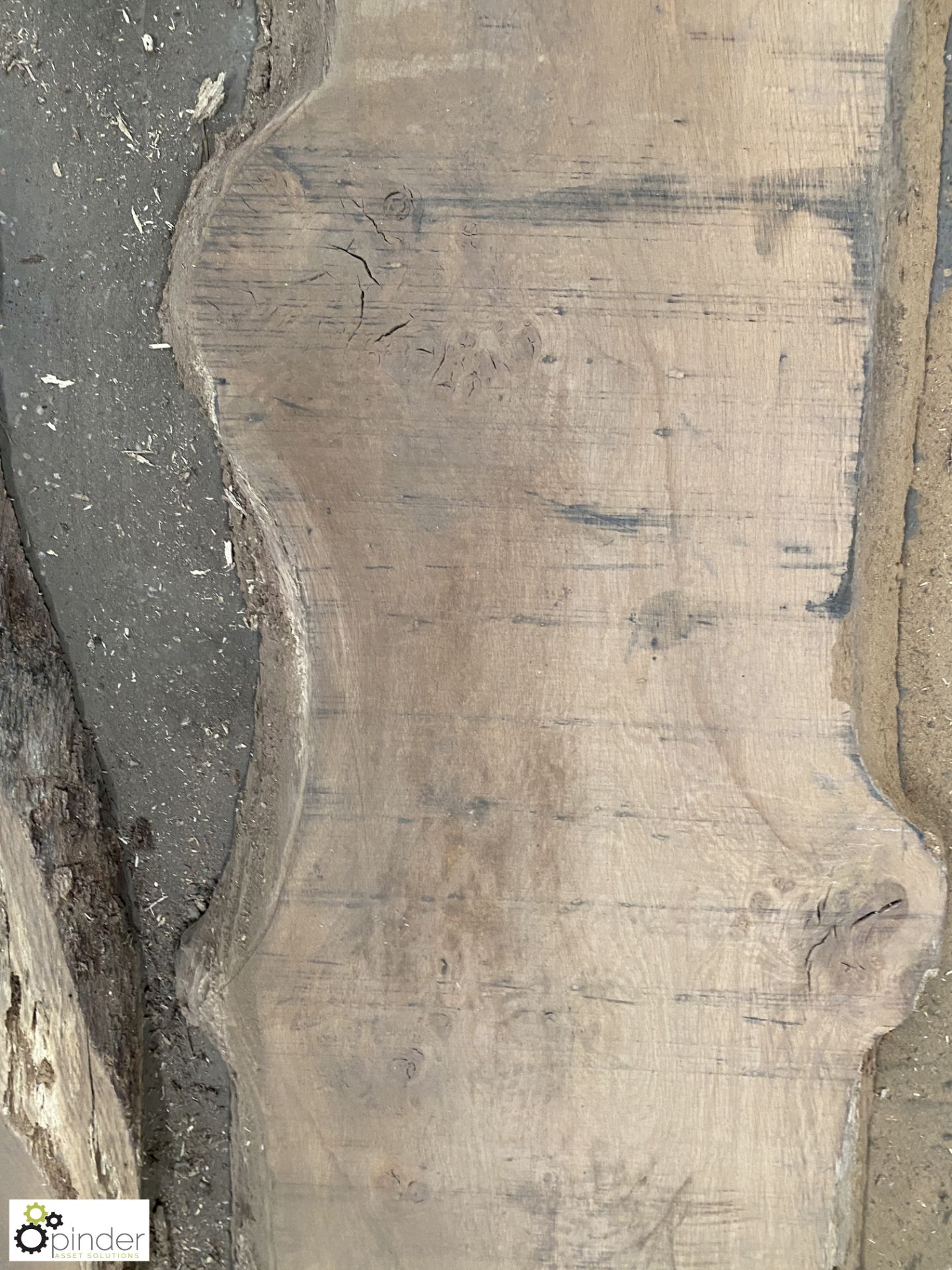 Air dried Oak Board, 4000mm x 400mm x 60mm - Image 4 of 6