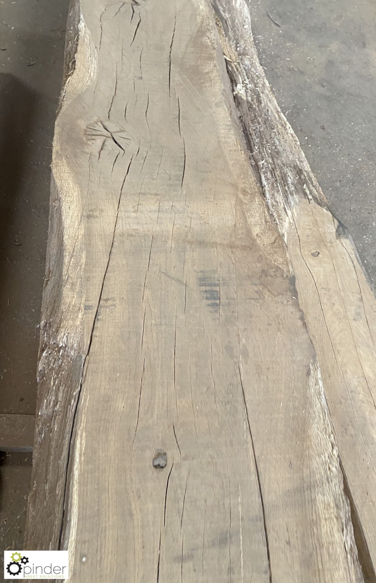 Air dried Oak Beam, 6400mm x 500mm x 470mm - Image 5 of 9