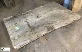Air dried Oak Board, 1670mm x 1050mm x 220mm